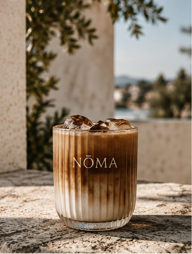 NŌMA iced coffee at the Tavira flagship